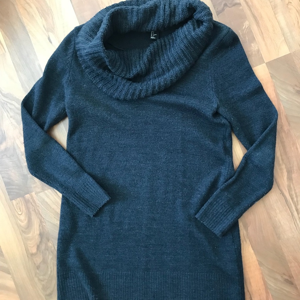 H&M Cowl Neck Sweater, Grey